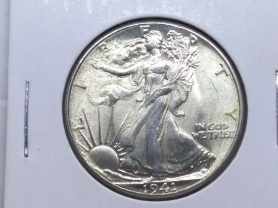 1941 WALKING LIBERTY HALF BU