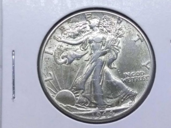 1944 WALKING LIBERTY HALF XF