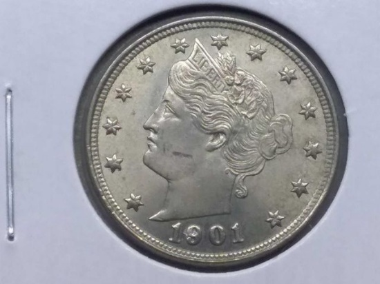 1901 V-NICKEL BU