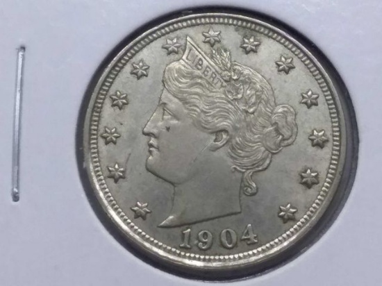 1904 V-NICKEL BU