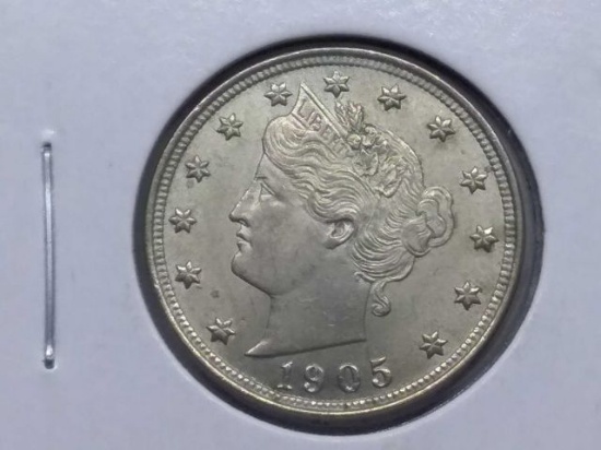 1905 V-NICKEL (SHARP) BU