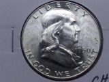 1950 FRANKLIN HALF GEM BU FBL