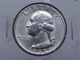 1932 WASHINGTON QUARTER BU