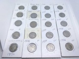 LOT OF 20 BUFFALO NICKELS (SOME BETTER GRADES)