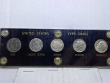 U.S.10-CENT TYPE SET IN HOLDER