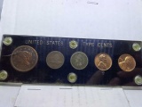 U.S. 1-CENT TYPE SET IN HOLDER