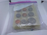 BAG OF MISC. PARTIAL U.S. MINT SETS