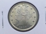 1907 V-NICKEL (SHARP) BU