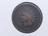 1865 INDIAN HEAD CENT VG+