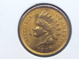 1907 INDIAN HEAD CENT BU RED