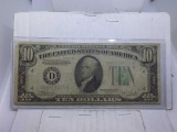 1934C $10. FEDERAL RESERVE NOTE CLEVELAND, OH