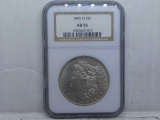 1895O MORGAN DOLLAR NGC AU55