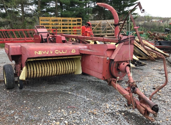 New Holland 273 square baler w/thrower