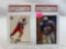 PSA and Beckett lot of '2' football stars