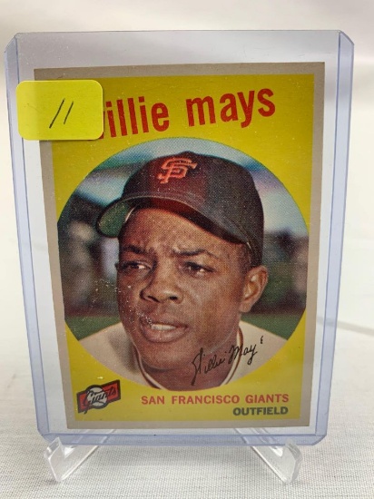 1959 Topps Willie Mays card # 50