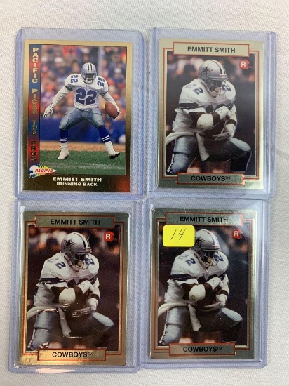 Emmitt Smith Rookie group of 4