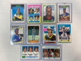 Rookie card lot of 10  baseball w/ Ozzie Smith, Ripkin, Griffey, Manny