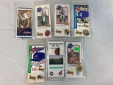 Cleveland Indians Wahoo pins, in the original display, group of 7