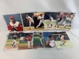Baseball signed group of 10 w/ Pokey Reese, Damion Esley and others
