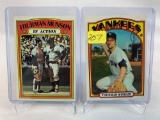 1972 Topps baseball Thurman Munson cards 441 and 442