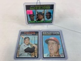 1971 Topps high number lot, Dusty Baker, F Howard, and Killebrew