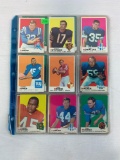 1969 Topps Football lot of 40 with Lily, Brodie, Gabriel