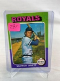 1975 Topps baseball George Brett