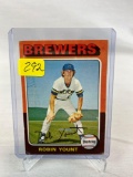 1975 Topps baseball Robin Yont