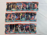1986 Fleer basketball group of 18 w/ Johnny Moore & others