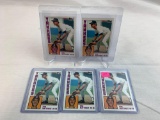 Don Mattingly Rookie lot of (5) 1984 Topps