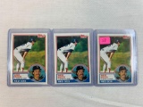Wade Boggs Rookie lot of 3, 1983 Topps