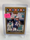 Tom Brady Topps Leaders card gold