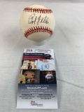 Bob Feller & Mel Harder signed MLB baseball, JSA