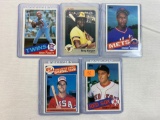 Baseball Rookie lot: Clemens, McGuire, Puckett, Gooden, Gwynn