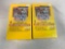 (2) 1990 factory sealed pro set football wax boxes series 2