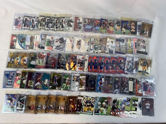 Lot of 100 Serial #'D football cards