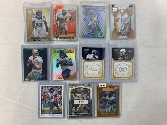 Lot of 11 Serial #'D cards All numbered out of /35 or less including a true 1of1 card