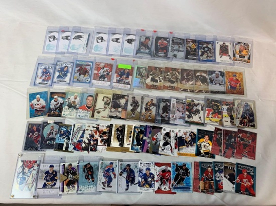 Lot of 72 Serial #'D Hockey cards, lots of stars