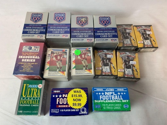 Lot of 14 football sets