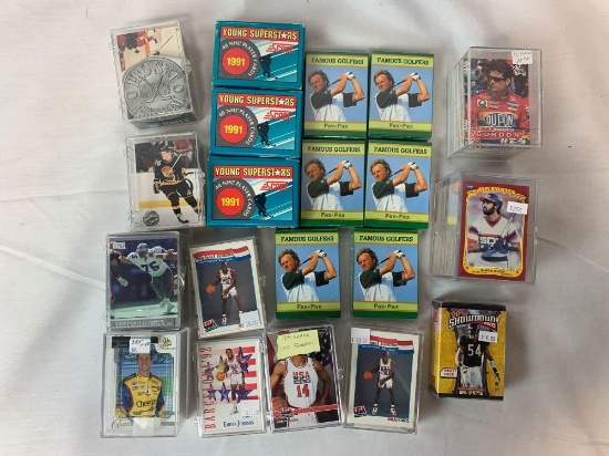 Lot of 53 sets, all sports plus nascar