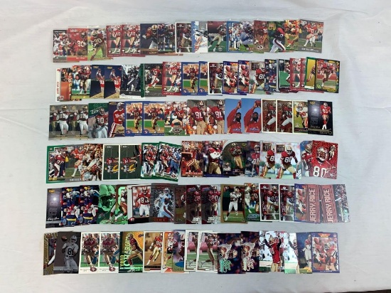 Lot of 100 Jerry Rice cards