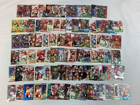 Lot of 100 Jerry Rice cards