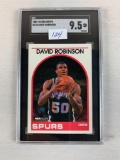 1989 NBA Hoops David Robinson RC  Graded Mint + 9.5