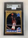 1990 NBA Hoops Michael Jordan All-Star  (G.O.A.T.!!!)  Graded NM-MT 8