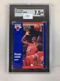 1991 Fleer Michael Jordan (G.O.A.T.!!!)   Graded NM+  7.5