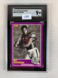 1989 Score Supplemental Bo Jackson  Graded Mint 9