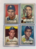 1952 Topps baseball cards- Wellman, Cox, Porterfield, Aloma