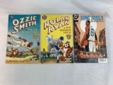 Lebron James(1st Ed) w/ Nolan Ryan,Ozzie Smith Comic Books (lot of 3)