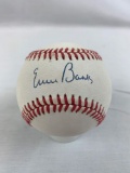 Ernie Banks signed official  baseball