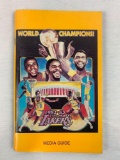 1982-83 Los Angeles Lakers World Champions Media Guide